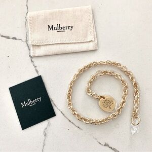 Mulberry Tree Long Gold Bag Chain for Initial Letter Charms
